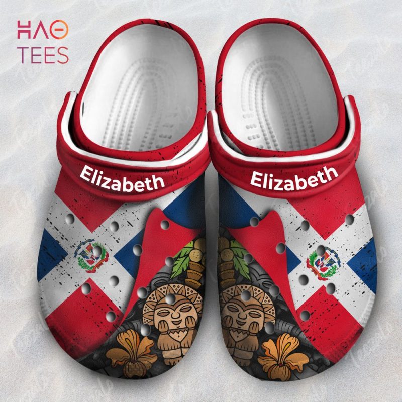 Dominican Flag Symbols Colorful Personalized Clogs Shoes Dominican Flag Symbols Colorful Personalized Clogs Shoes