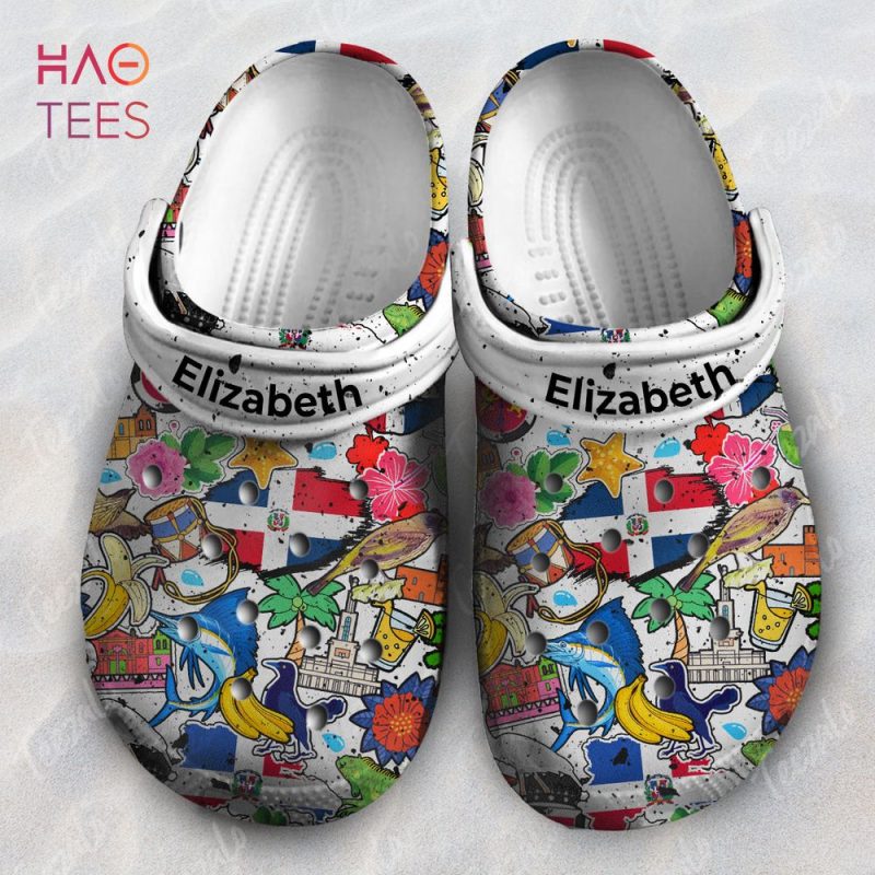 Dominican Symbols Personalized Clogs Shoes Dominican Symbols Personalized Clogs Shoes