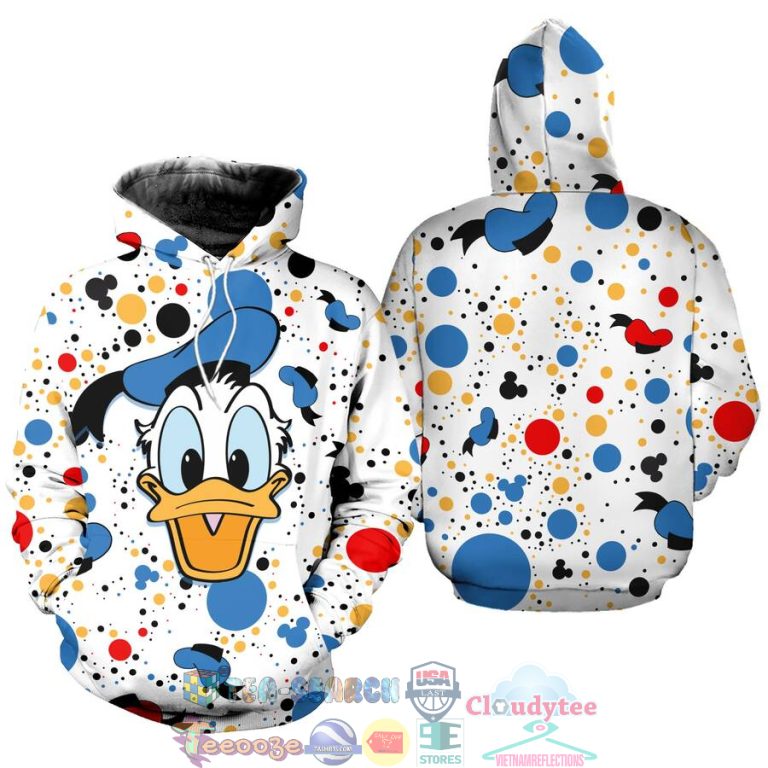 Donald-Duck-Polkadot-Pattern-Disney-Hoodie-3D-3