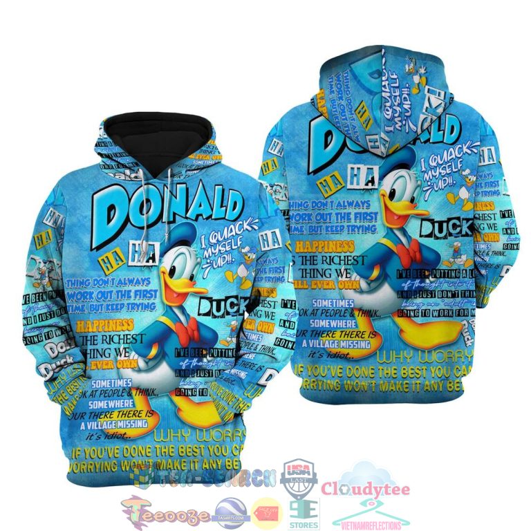 Donald-Duck-Punk-Words-Pattern-Disney-Quotes-Hoodie-3D-1