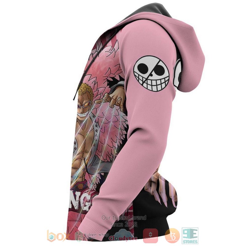 Donquixote Doflamingo One Piece Anime 3D Hoodie Donquixote Doflamingo One Piece Anime 3D Hoodie