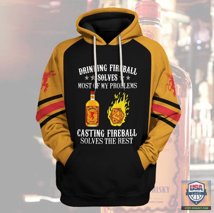 Drinking-Fireball-Solves-Most-Of-My-Problems-3D-Hoodie-1