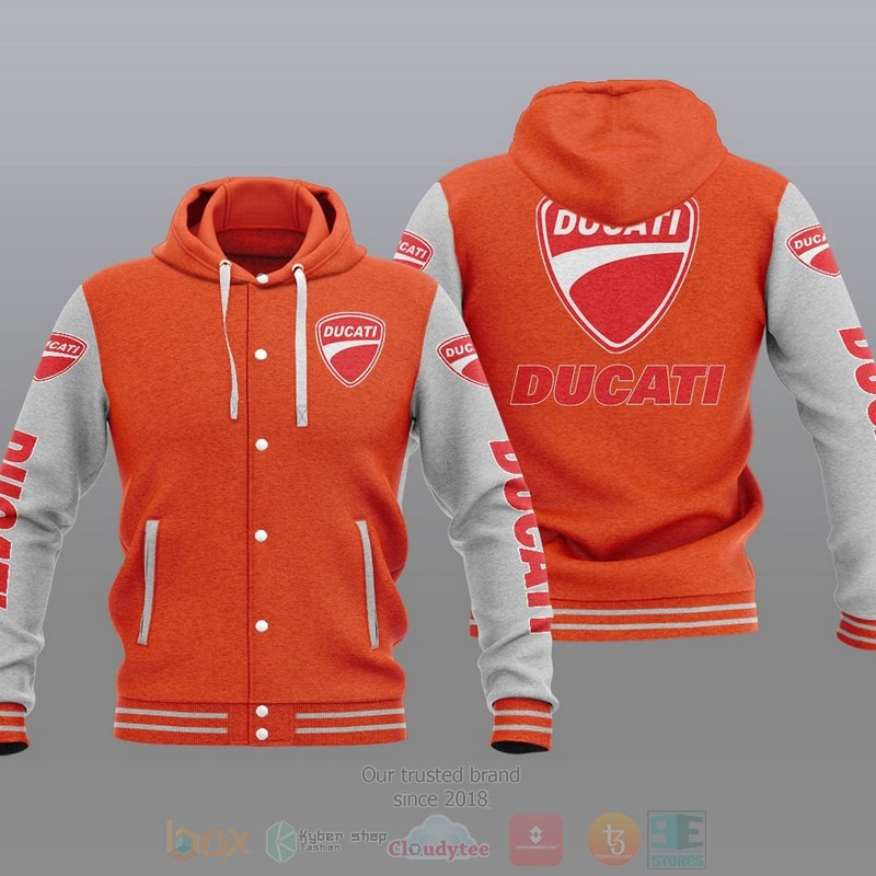 Ducati Car Baseball Jacket Hoodie Ducati Car Baseball Jacket Hoodie