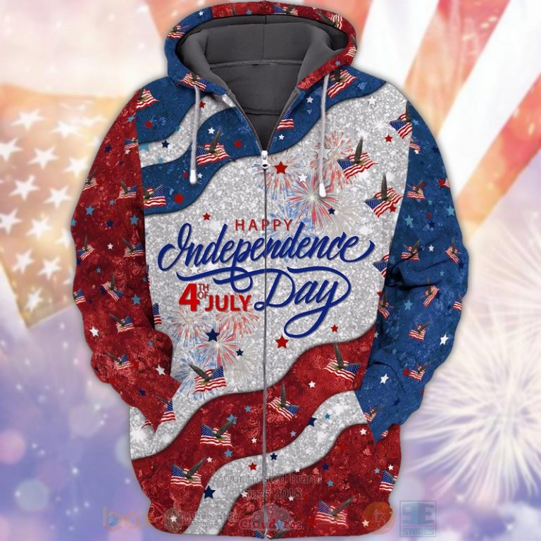 Eagle-American-Independence-Day-Is-Coming-Red-Blue-3D-Hoodie-Shirt-2