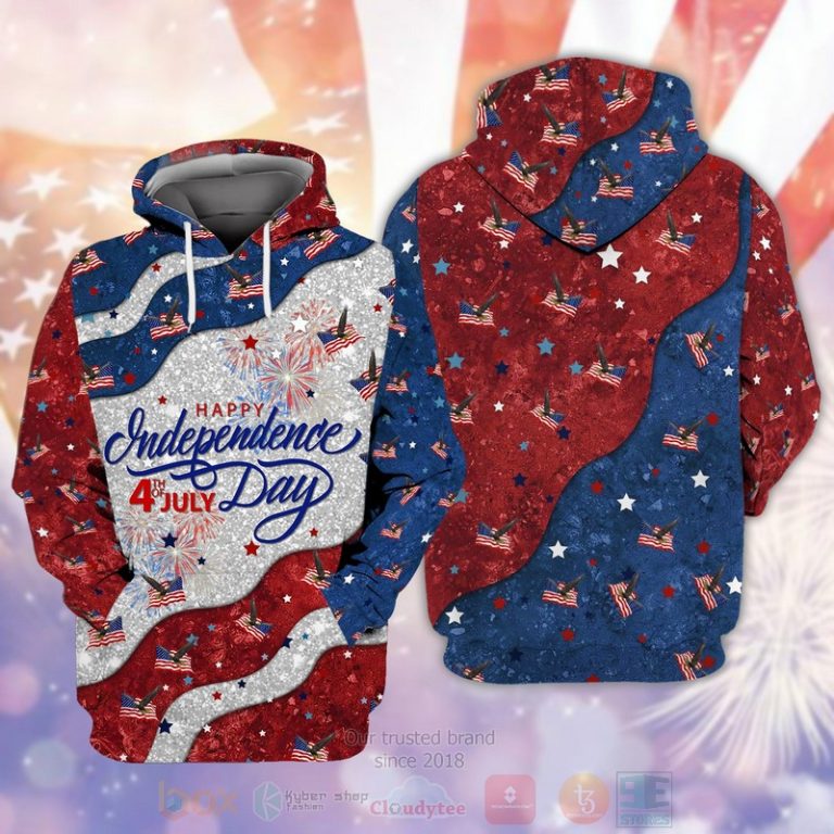 Eagle-American-Independence-Day-Is-Coming-Red-Blue-3D-Hoodie-Shirt-3