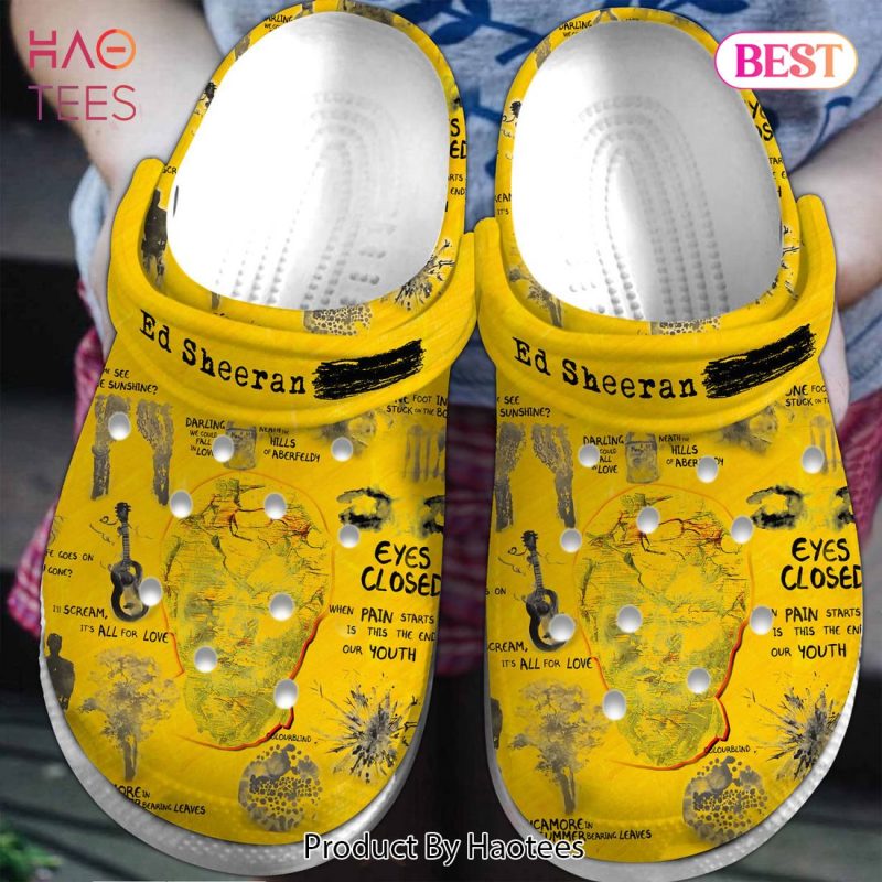 Ed Sheeran Music Crocs Crocband Clogs Shoes Comfortable For Men Women and Kids Exclusive Ed Sheeran Music Crocs Crocband Clogs Shoes Comfortable For Men Women and Kids Exclusive