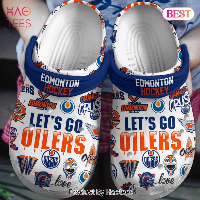 Edmonton Oilers NHL Sport Crocs Crocband Clogs Shoes Comfortable For Men Women and Kids Edmonton Oilers NHL Sport Crocs Crocband Clogs Shoes Comfortable For Men Women and Kids