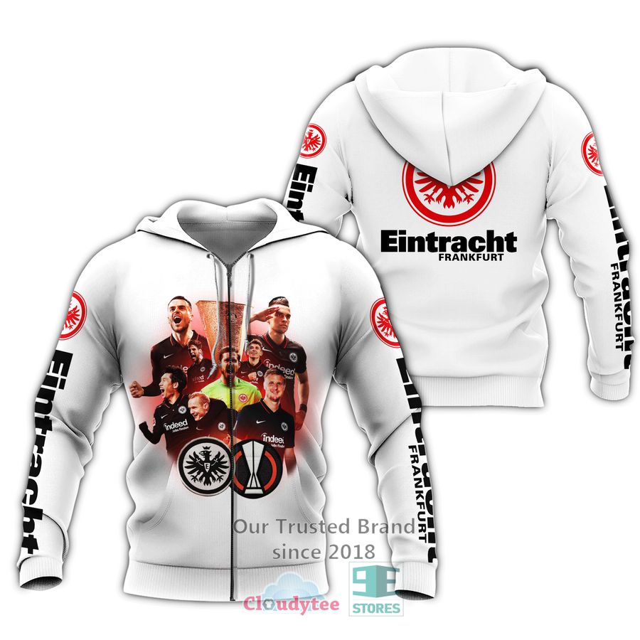Eintracht Frankfurt Champions 3D Hoodie Eintracht Frankfurt Champions 3D Hoodie