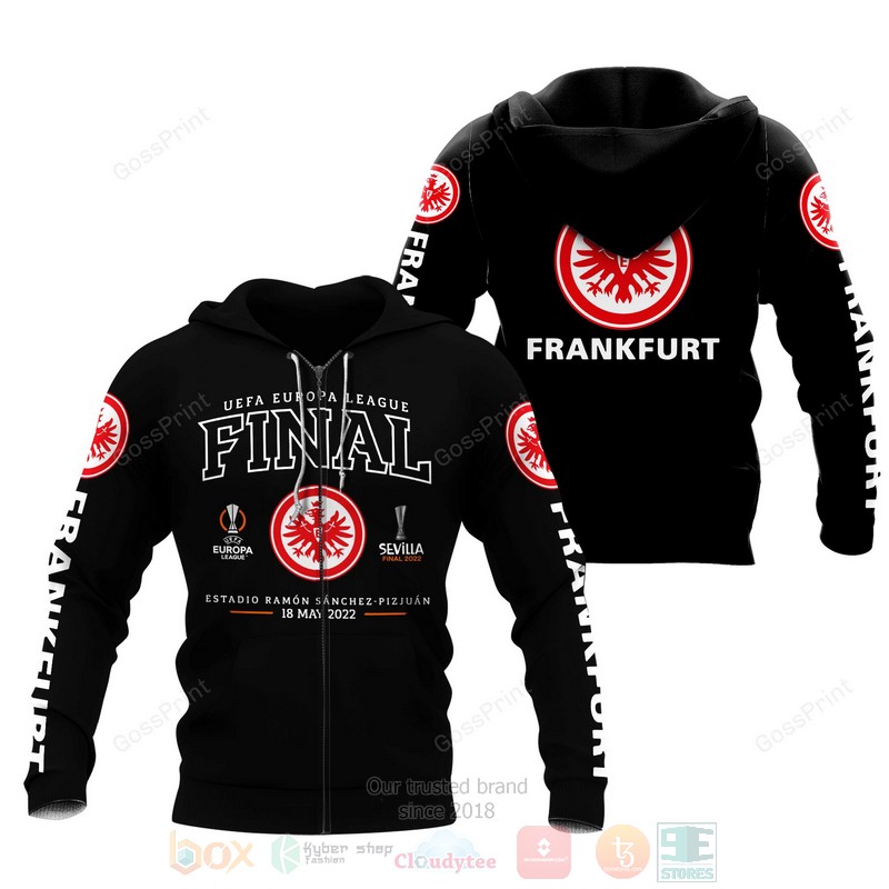 Eintracht Frankfurt Final 3D Hoodie Eintracht Frankfurt Final 3D Hoodie