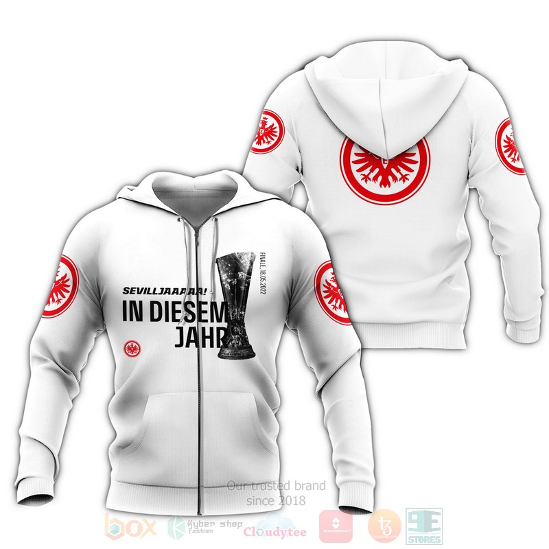 Eintracht Frankfurt Sevilla Diesem Jahr 3D Hoodie Eintracht Frankfurt Sevilla Diesem Jahr 3D Hoodie