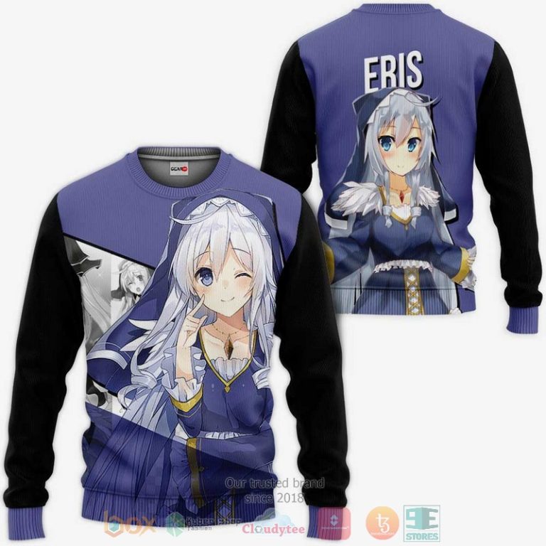 Eris-Konosuba-Anime-3D-Hoodie-Bomber-Jacket-2