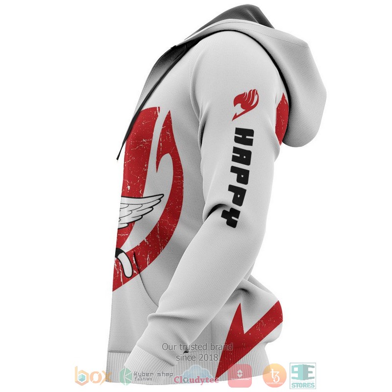 Fairy Tail Happy Silhouette Anime 3D Hoodie Fairy Tail Happy Silhouette Anime 3D Hoodie