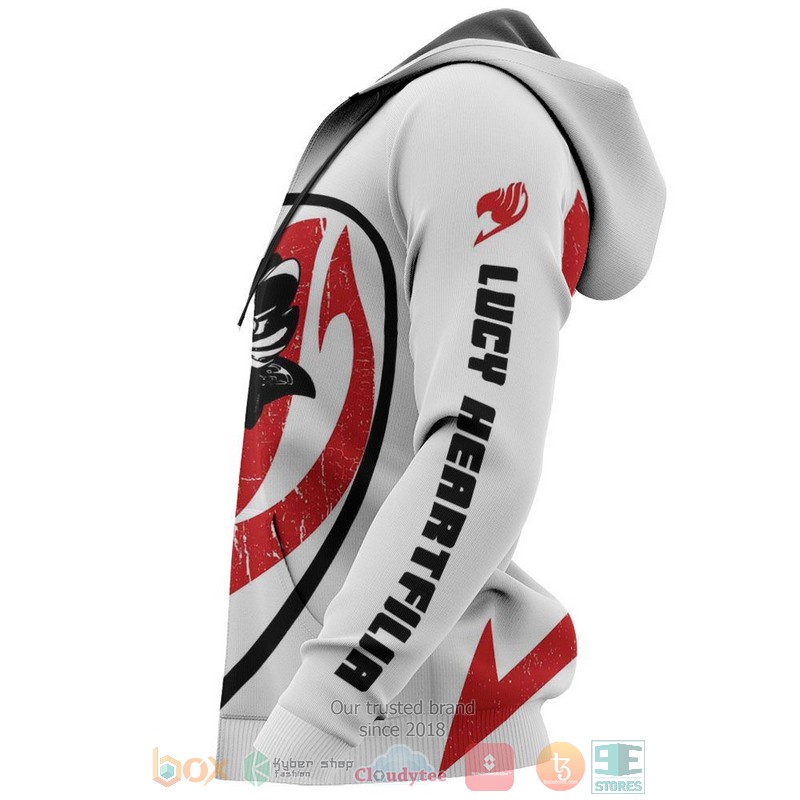 Fairy Tail Lucy Heartfilia Silhouette Anime 3D Hoodie Fairy Tail Lucy Heartfilia Silhouette Anime 3D Hoodie