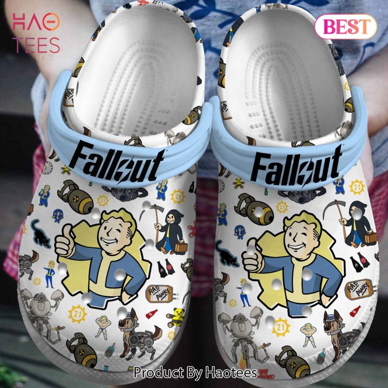 Fallout Game Crocs Crocband Clogs Shoes Comfortable For Men Women and Kids Fallout Game Crocs Crocband Clogs Shoes Comfortable For Men Women and Kids