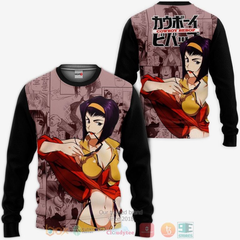 Faye-Valentine-Cowboy-Bebop-Anime-Manga-Style-3D-Hoodie-Bomber-Jacket-2