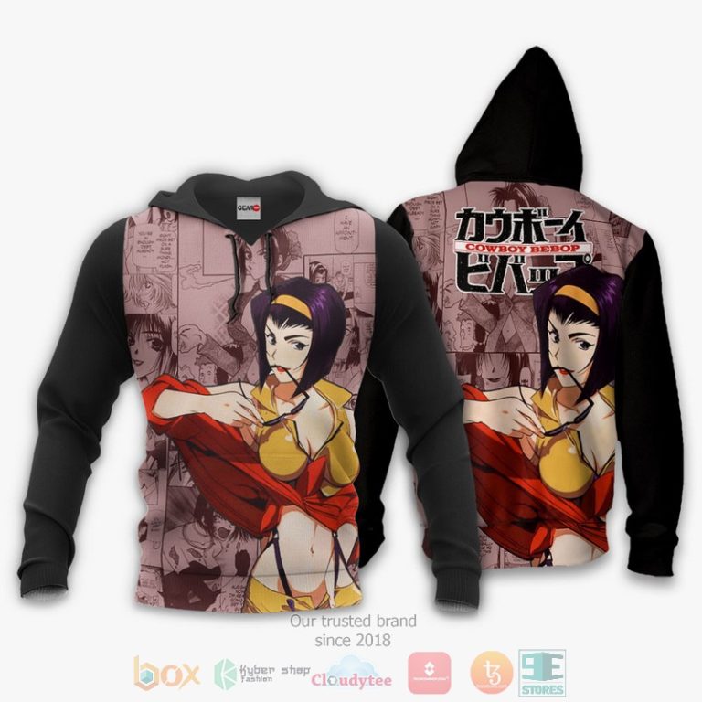 Faye-Valentine-Cowboy-Bebop-Anime-Manga-Style-3D-Hoodie-Bomber-Jacket-3