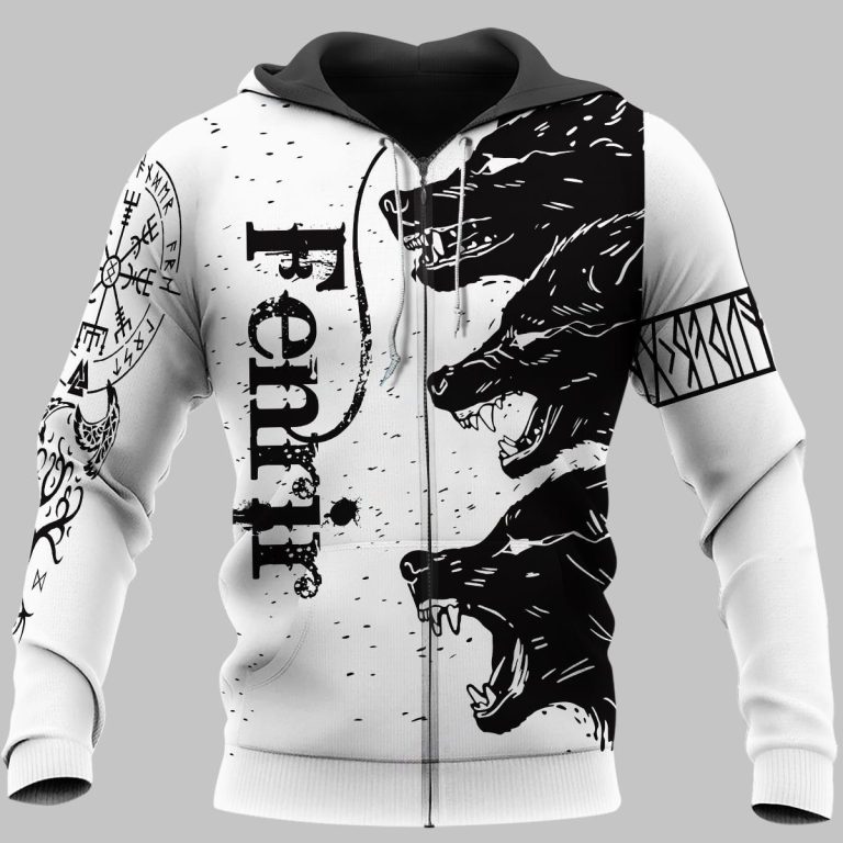 Fenrir-Three-Wolf-3D-Shirt-Hoodie-3