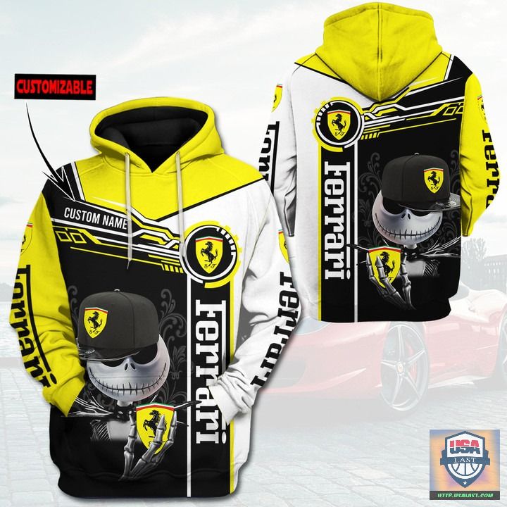Ferrari-Jack-Skellington-Custom-Name-3D-All-Over-Print-Hoodie-T-Shirt-1