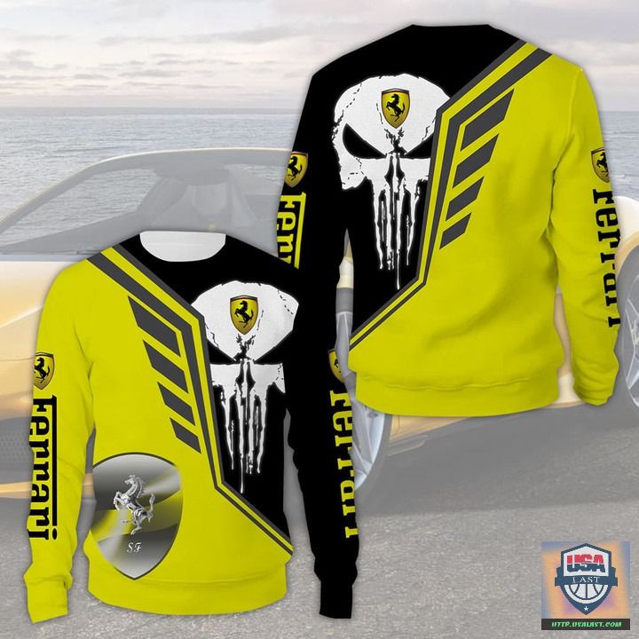 Ferrari-Punisher-Skull-3D-All-Over-Print-Hoodie-T-Shirt-3