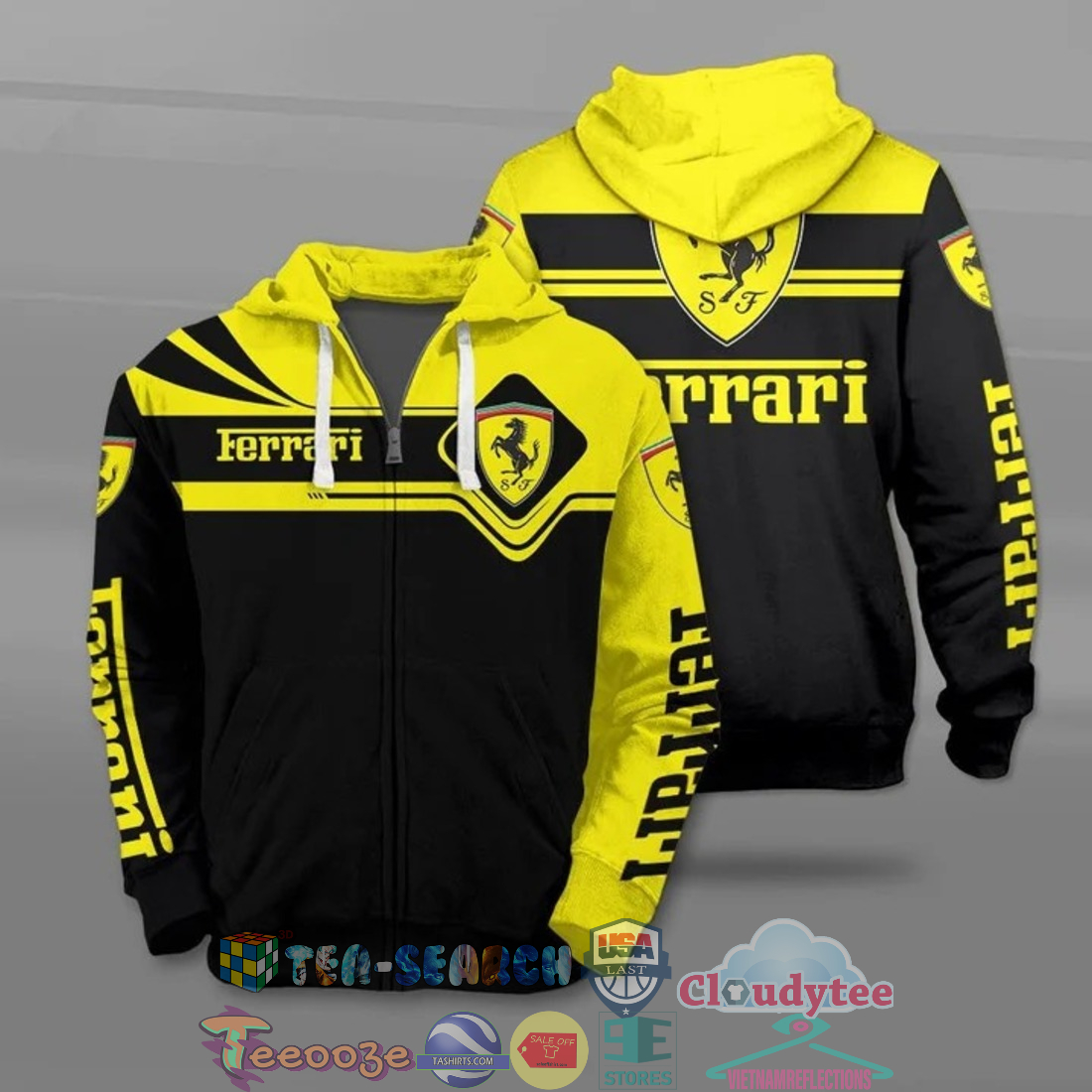 Ferrari Ver 1 All Over Printed T-Shirt Hoodie Ferrari Ver 1 All Over Printed T-Shirt Hoodie