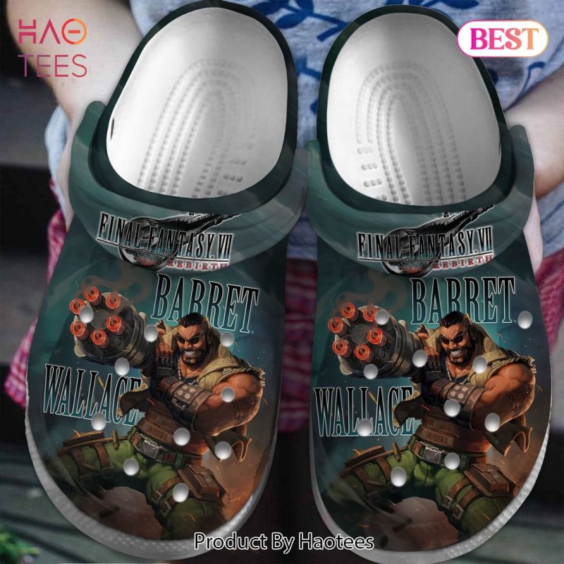 Final Fantasy VII Movie Crocs Crocband Clogs Shoes Comfortable For Men Women and Kids Final Fantasy VII Movie Crocs Crocband Clogs Shoes Comfortable For Men Women and Kids