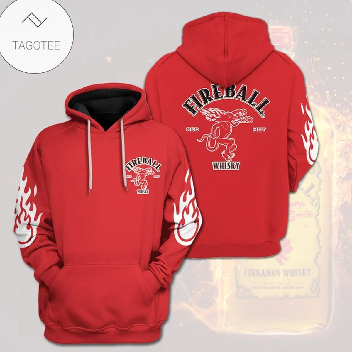 Fireball Whisky Logo Hoodie Fireball Whisky Logo Hoodie