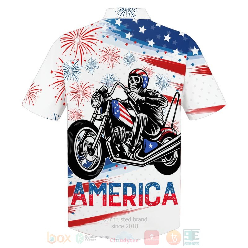Flag Skeleton Motorcycle Us Independence Day 3D Hoodie Flag Skeleton Motorcycle Us Independence Day 3D Hoodie