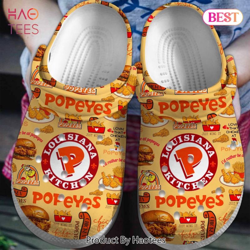 Fried Chicken Poypeyes Food Crocs Crocband Clogs Shoes Comfortable For Men Women and Kids Fried Chicken Poypeyes Food Crocs Crocband Clogs Shoes Comfortable For Men Women and Kids