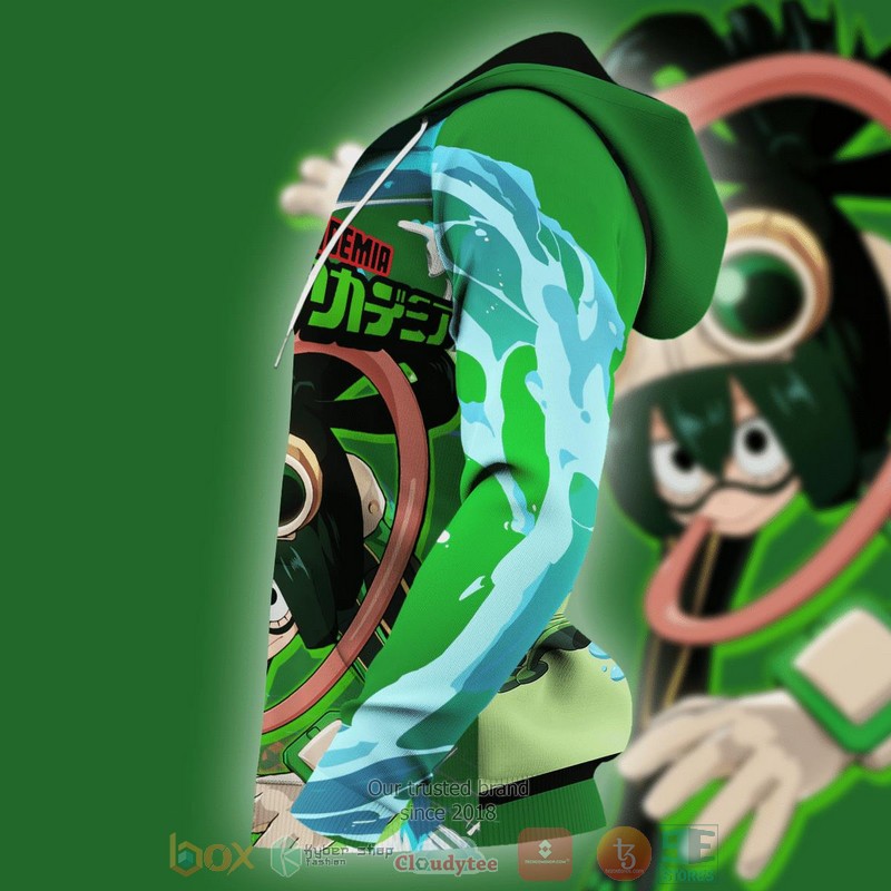 Froppy Tsuyu Asui My Hero Academia Anime 3D Hoodie Hot Sale 2024