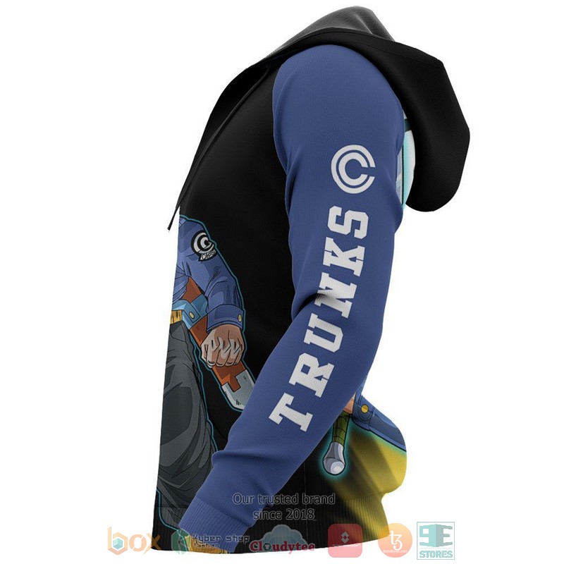 Future Trunks Dragon Ball Anime 3D Hoodie Future Trunks Dragon Ball Anime 3D Hoodie