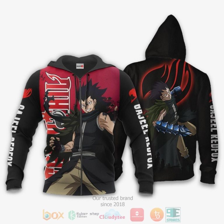 Gajeel Redfox Fairy Tail Anime Stores 3D Hoodie Bomber Jacket Hot Sale 2024