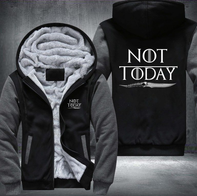 Game-Of-Thrones-Not-Today-Fleece-Hoodie-Jacket-1