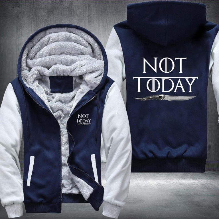 Game-Of-Thrones-Not-Today-Fleece-Hoodie-Jacket-3