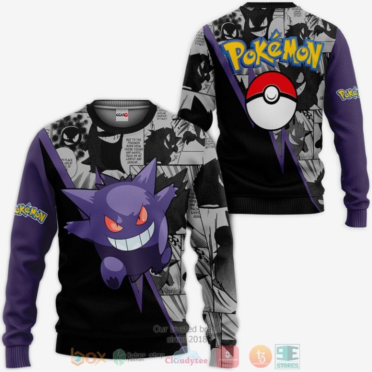 Gengar-Anime-Pokemon-Mix-Manga-3D-Hoodie-Bomber-Jacket-2