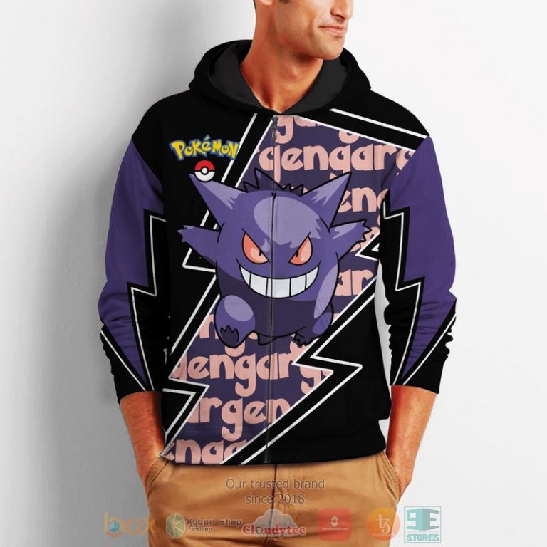 Gengar Costume Pokemon 3D Hoodie Hot Sale 2024
