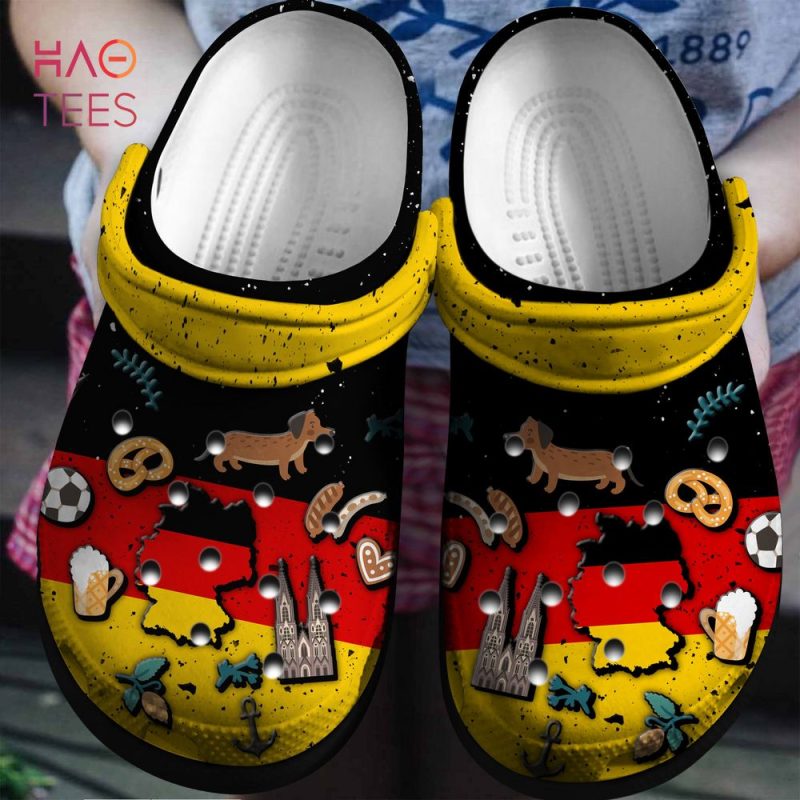 Germany Flag Symbol Clogs Shoes Hot Sale 2024