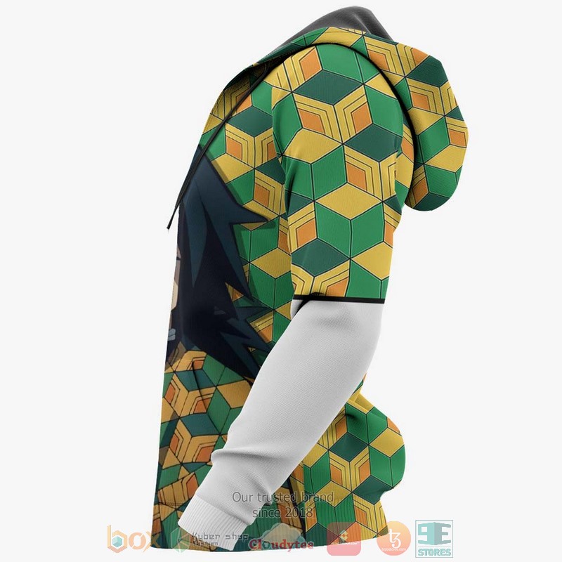 Giyuu Kimetsu Anime Funny Style 3D Hoodie Giyuu Kimetsu Anime Funny Style 3D Hoodie