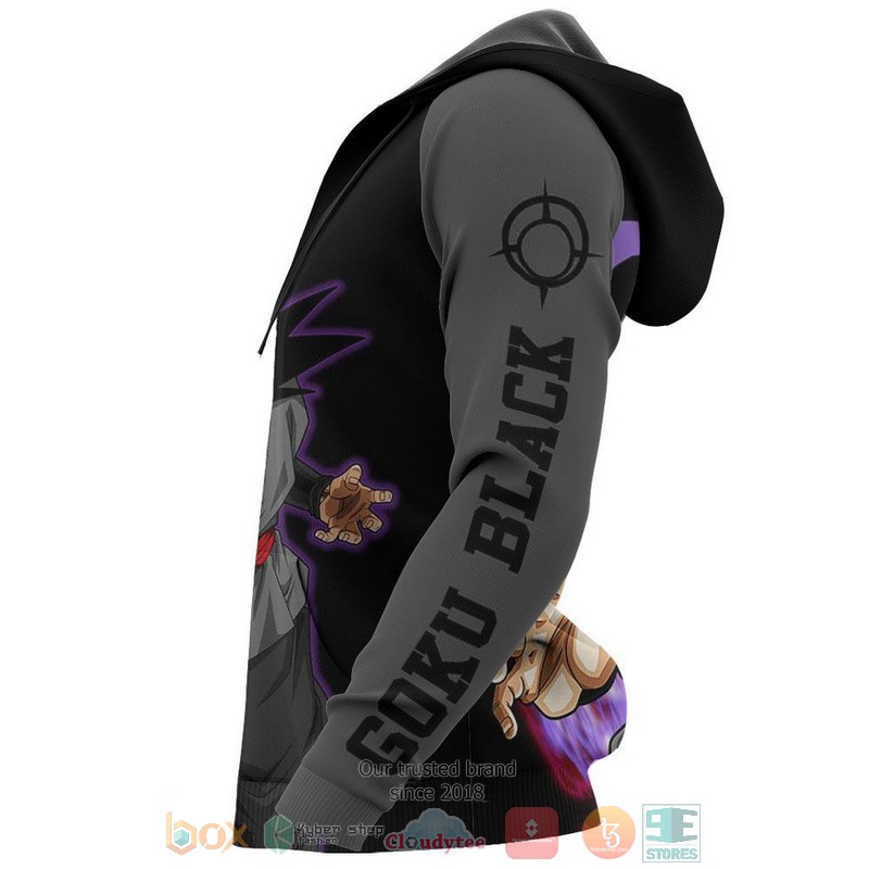 Goku Black Rose Dragon Ball Anime 3D Hoodie Goku Black Rose Dragon Ball Anime 3D Hoodie
