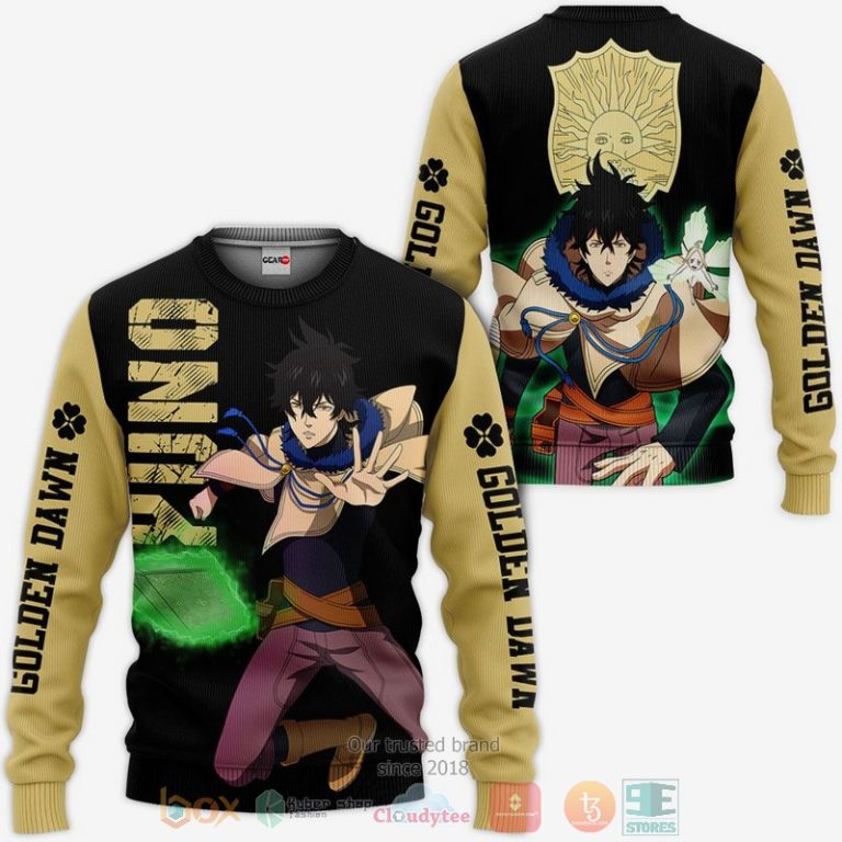 Golden-Dawn-Yuno-Black-Clover-Anime-3D-Hoodie-Bomber-Jacket-2