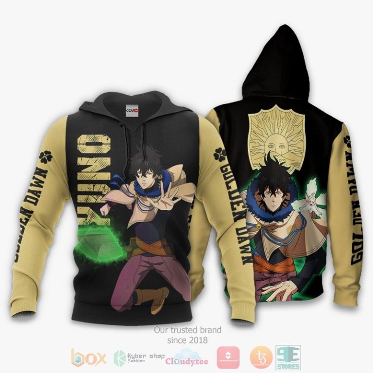 Golden-Dawn-Yuno-Black-Clover-Anime-3D-Hoodie-Bomber-Jacket-3