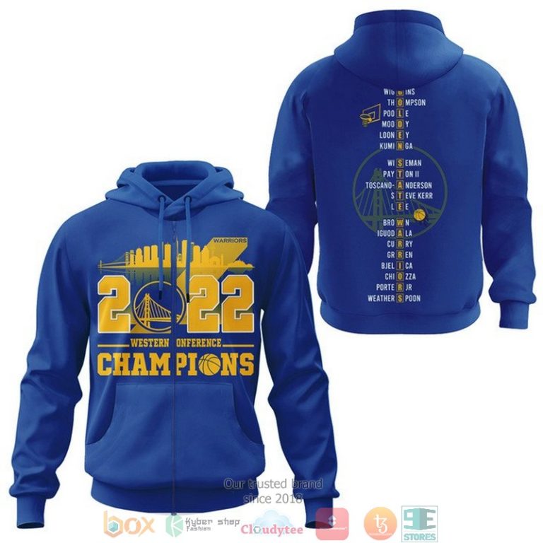 Golden-State-Warriors-Logo-Western-Conference-Champions-2022-White-3D-Shirt-Hoodie-3