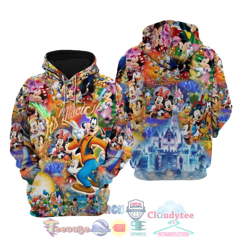 Goofy-Dog-And-Friends-Glitter-Disney-ItS-Magic-Hoodie-3D-2
