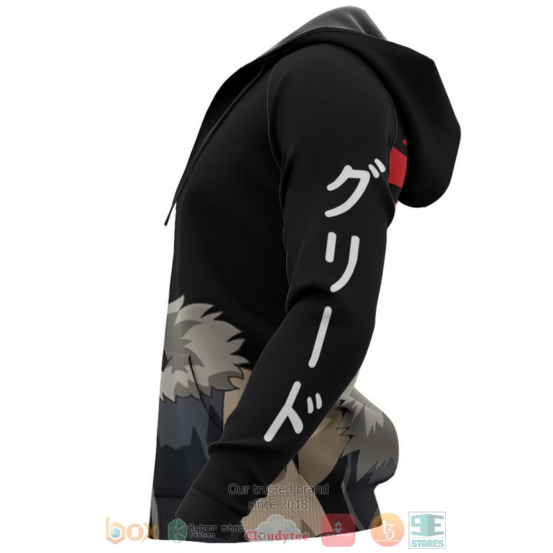 Greed Fullmetal Alchemist Anime 3D Hoodie Greed Fullmetal Alchemist Anime 3D Hoodie