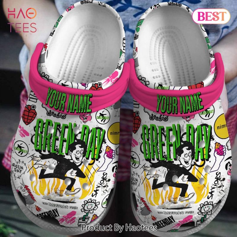 Green Day Music Crocs Crocband Clogs Shoes Comfortable For Men Women and Kids Green Day Music Crocs Crocband Clogs Shoes Comfortable For Men Women and Kids