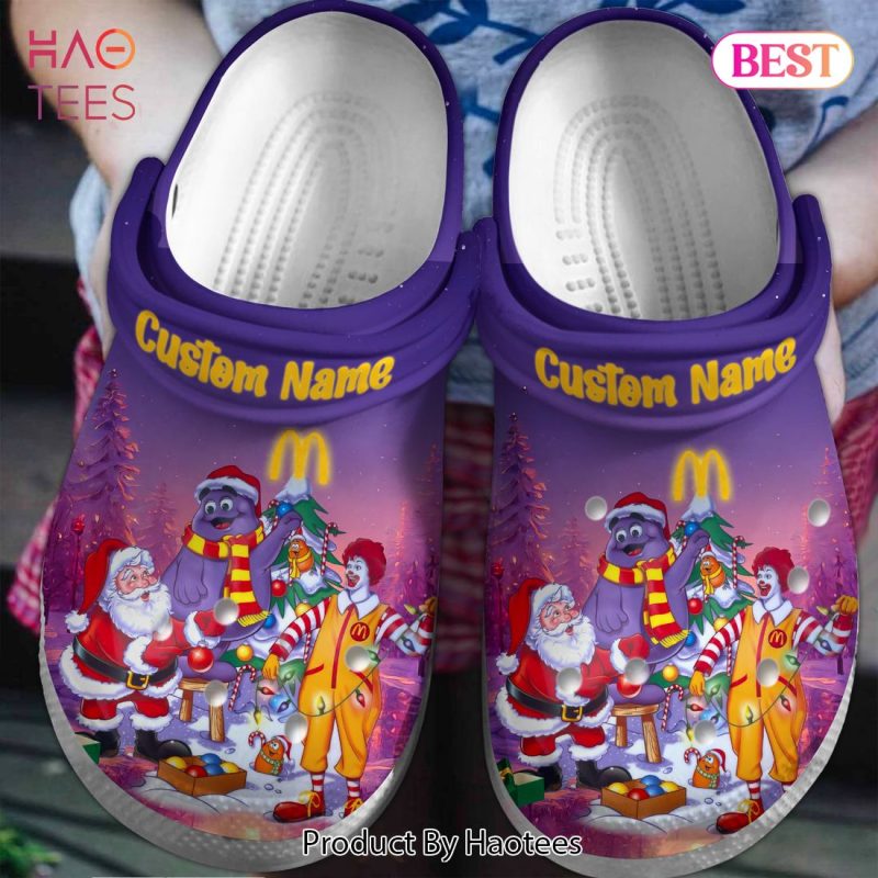 Grimace McDonald’s Food Drink Crocs Crocband Clogs Shoes Comfortable For Men Women and Kids Grimace McDonald’s Food Drink Crocs Crocband Clogs Shoes Comfortable For Men Women and Kids
