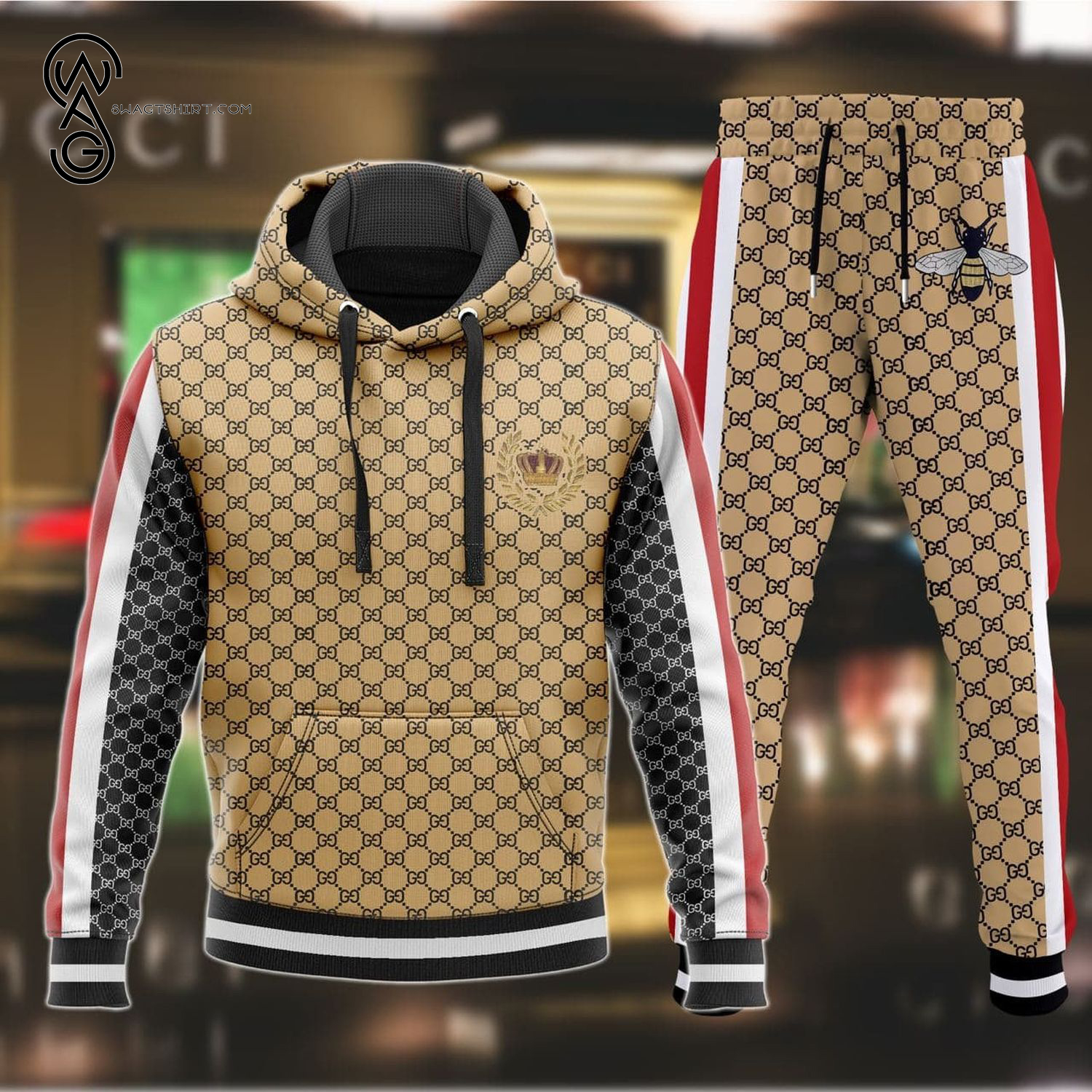 Gucci pattern hoodie deals