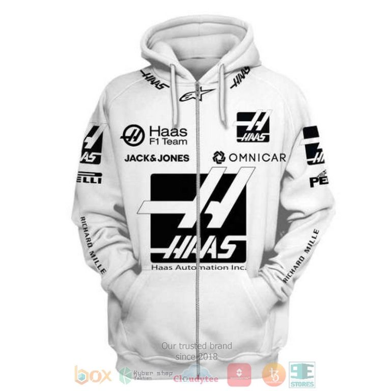 Haas Automation Inc F1 Team 3D Shirt Hoodie Hot Sale 2024