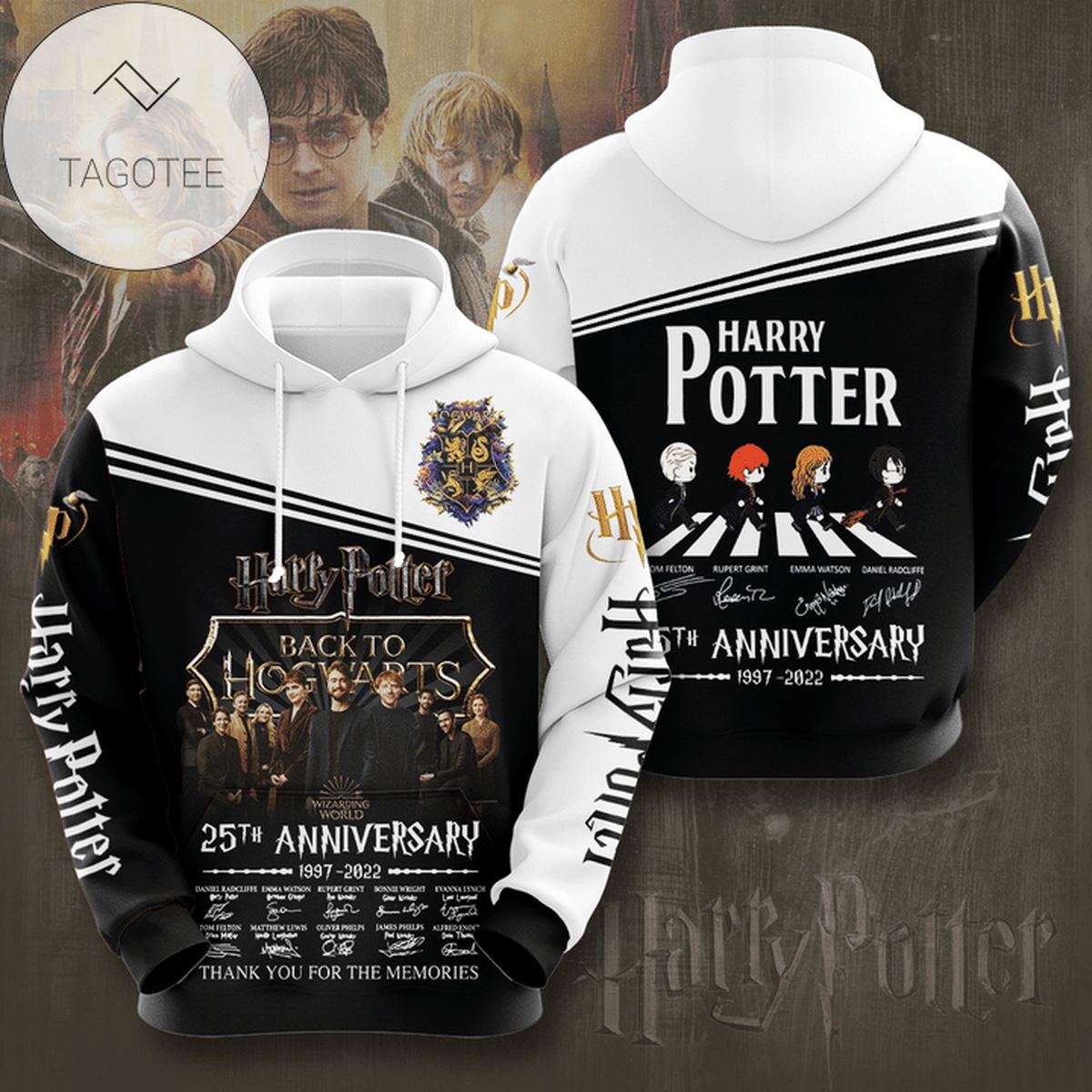 Harry Potter Back To Hogwarts 25Th Anniversary 1997-2022 Signature Hoodie Harry Potter Back To Hogwarts 25Th Anniversary 1997-2022 Signature Hoodie