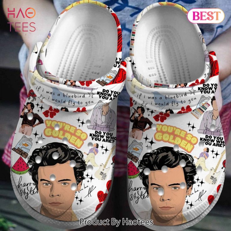 Harry Styles Music Crocs Crocband Clogs Shoes Comfortable For Men Women and Kids Harry Styles Music Crocs Crocband Clogs Shoes Comfortable For Men Women and Kids