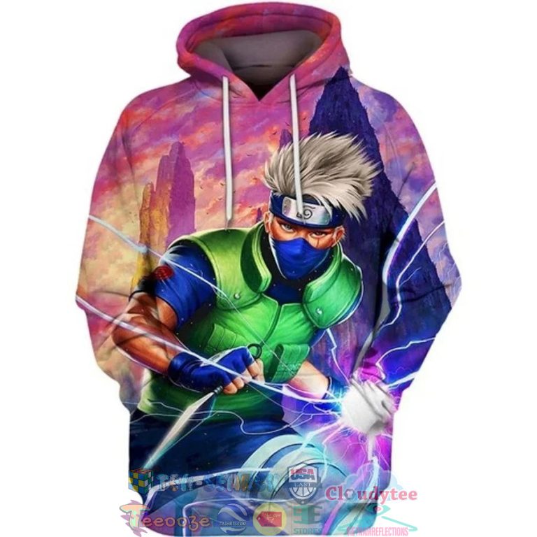 Hatake-Kakashi-Power-Up-Naruto-3D-Hoodie-3